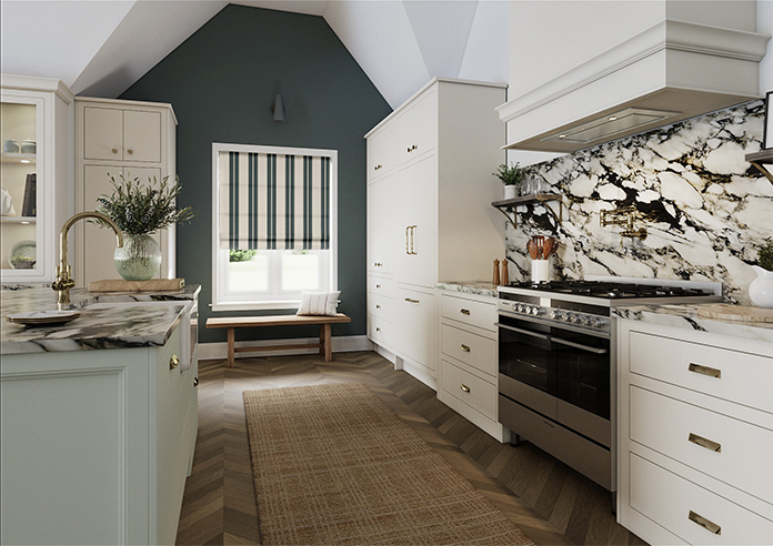 The British Stripe Co. Edward, Teignbridge No.1 - Roman Blind - Image 6